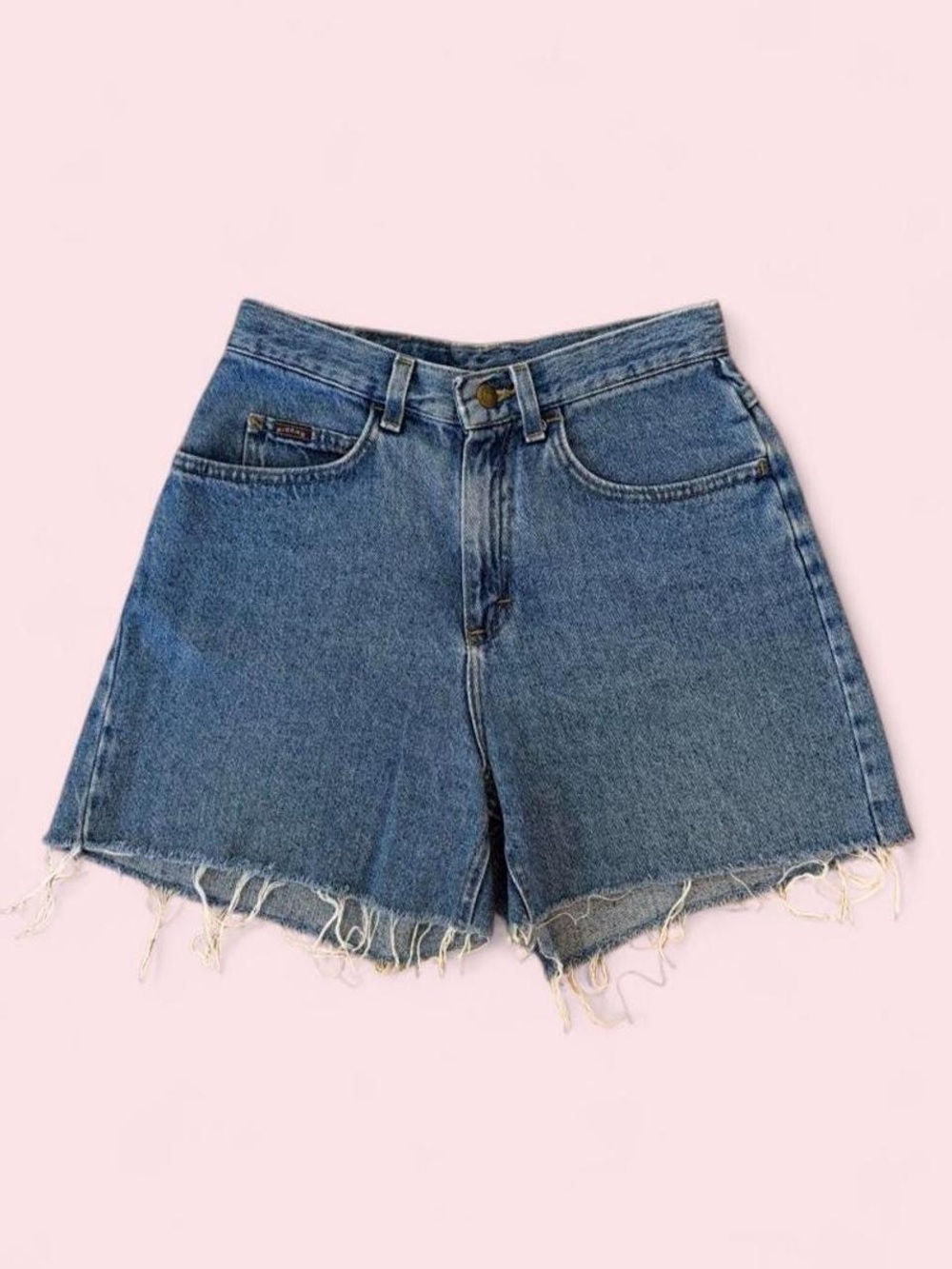 Vintage Riders High-Rise Blue Denim Cutoff Shorts